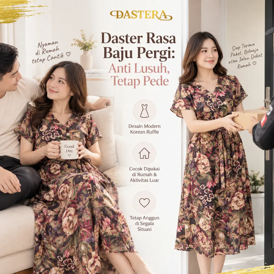 Daster rasa baju pergi: anti lusuh, tetap pede.